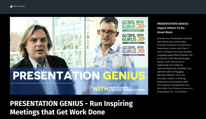 Mark Bowden – Presentation Genius 1 - Mark Bowden – Presentation Genius
